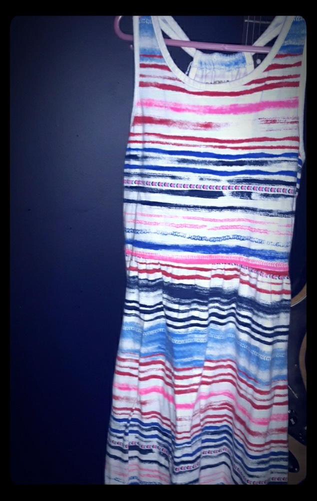 Stripey bright tribal sundress